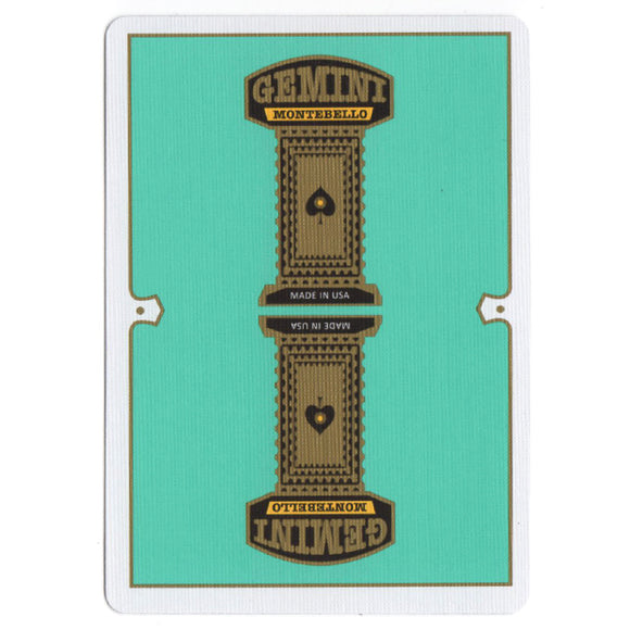 ジェミニ・デック：ターコイズ / Gemini Casino Deck: Turquoise