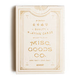 ミスク・デック：アイボリー / MISC. Goods Co. Deck: Ivory